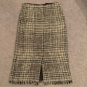 MNG by Mango tweed midi skirt